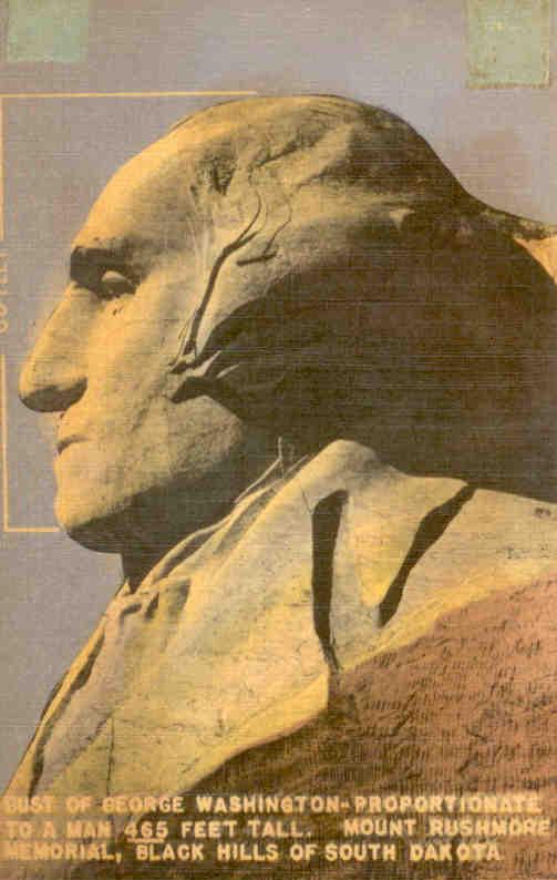 Mt. Rushmore, Bust of George Washington