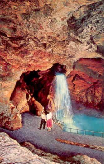 Craighead Caverns, Lost Sea Waterfall