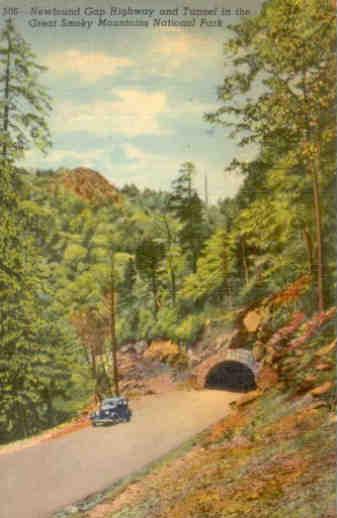 Great Smoky Mountains National Park, Newfound Gap Tunnel