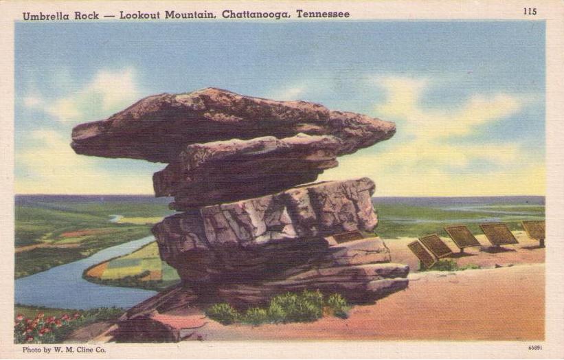 Chattanooga, Lookout Mountain, Umbrella Rock