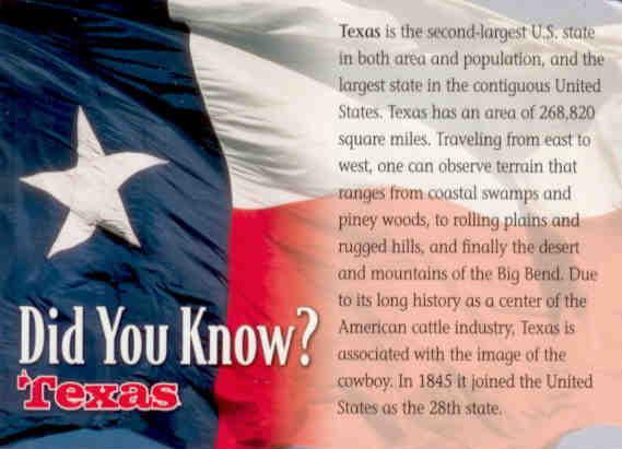 Did you know Texas