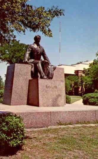 Waco, Baylor University, Judge R.E.B. Baylor statue