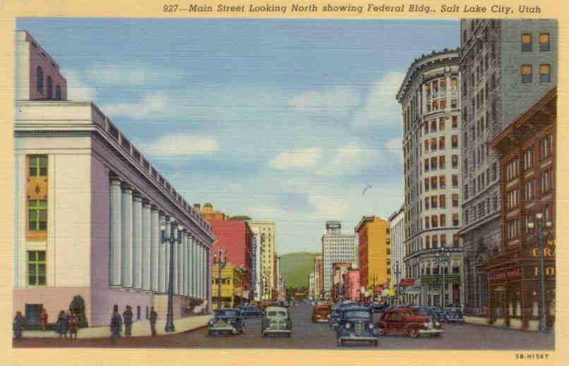 Salt Lake City, Main Street and Federal Building