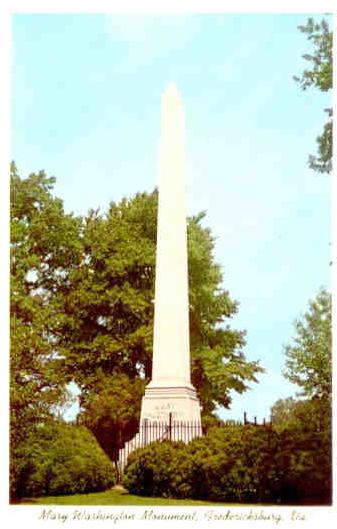 Fredericksburg, Mary Washington Monument