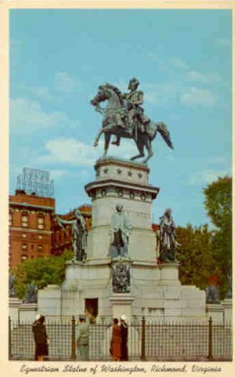 Richmond, Equestrian statue of Washington
