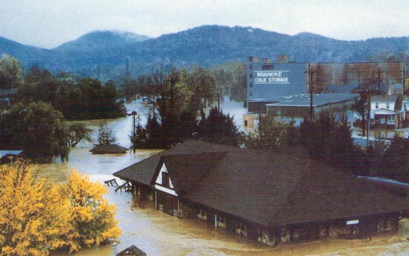 Wasena Park, Virginia Museum of Transportation, 1985 flood