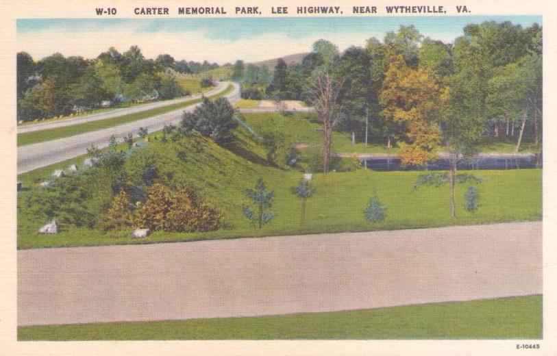 Near Wytheville, Carter Memorial Park, Lee Highway