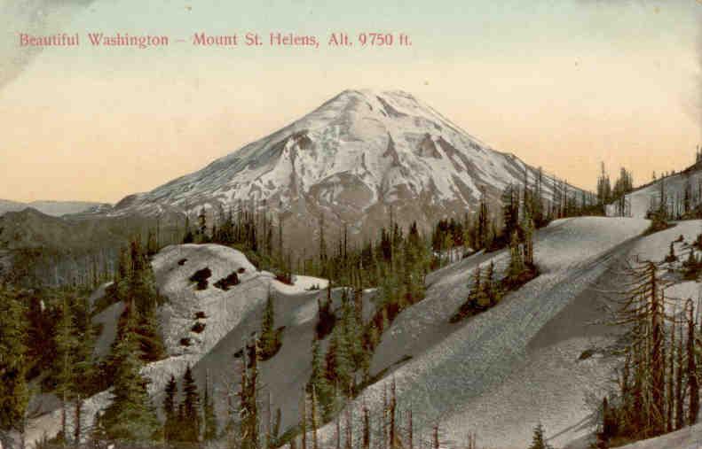 Beautiful Washington – Mount St. Helens, Alt. 9750 ft.