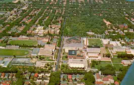 Milwaukee, Univ. of Wisconsin, aerial view