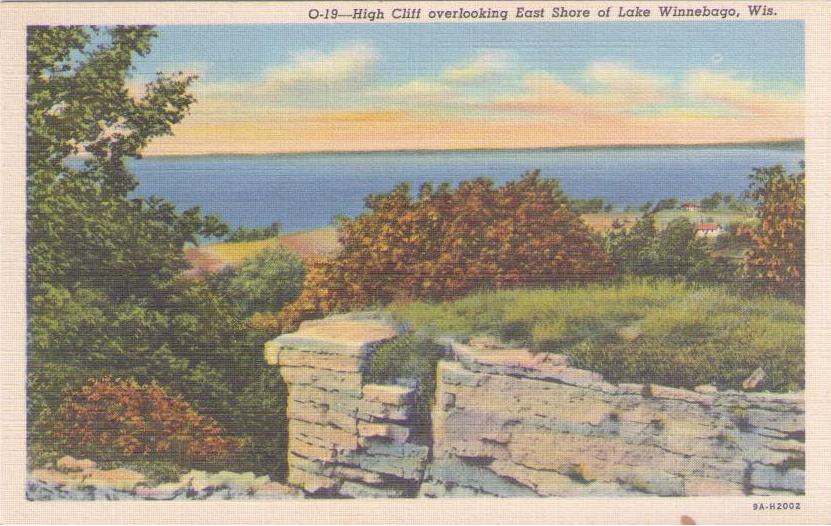 High Cliff overlooking East Shore of Lake Winnebago