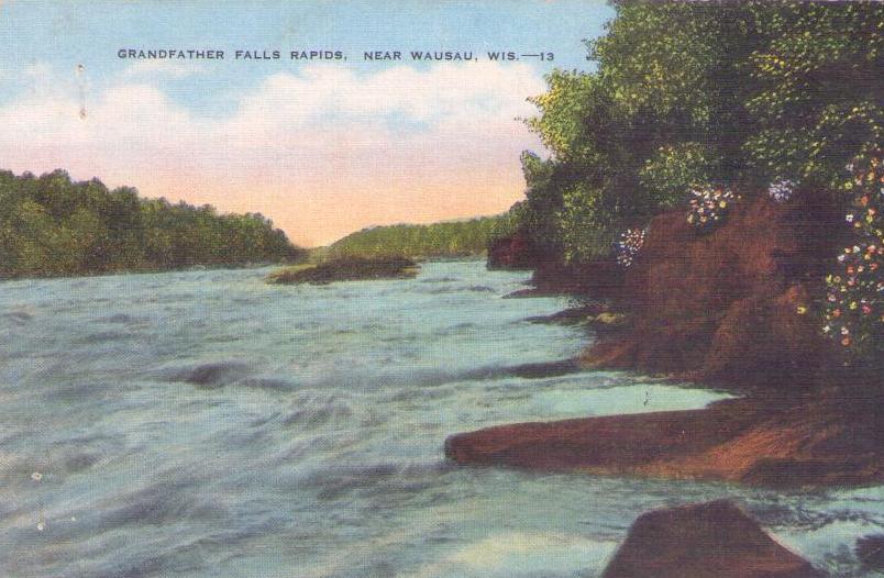 Wausau, Grandfather Falls Rapids
