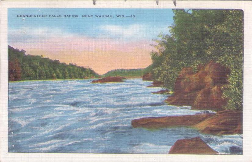 Wausau, Grandfather Falls Rapids
