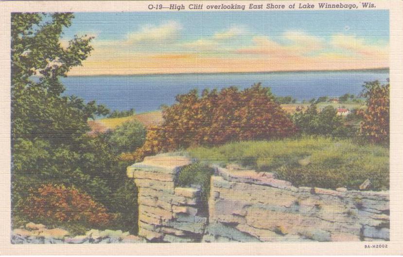 High Cliff overlooking East Shore of Lake Winnebago