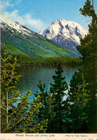 Mount Moran and Jenny Lake