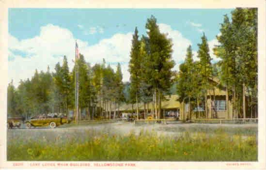 Yellowstone Park, Lake Lodge Main Building