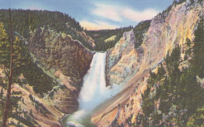 Yellowstone National Park, The Great Falls (Union Pacific)