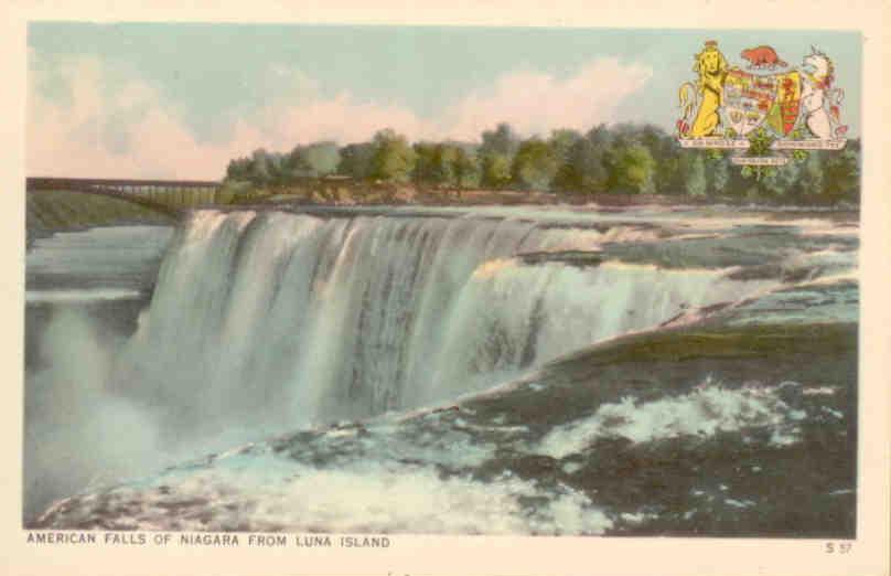 American Falls of Niagara from Luna Island