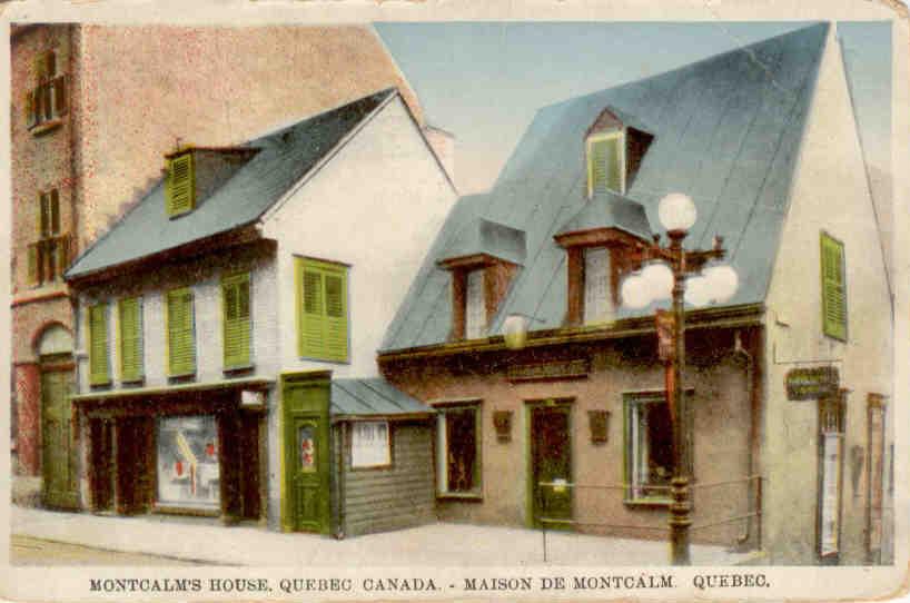 Quebec, Montcalm’s House