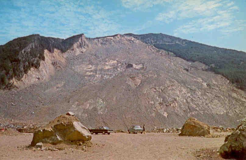 Landslide on Hope-Princeton (B.C.) Highway