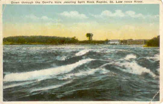 St. Lawrence River, Split Rock Rapids