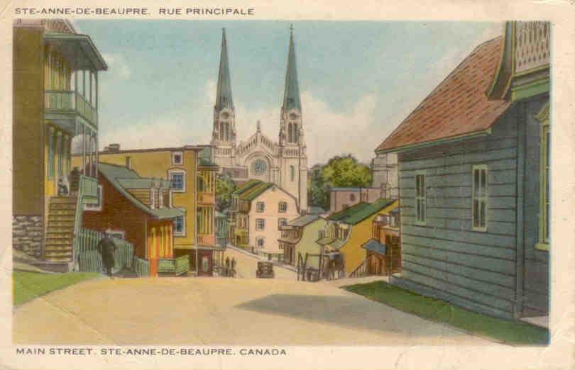 Ste-Anne-de-Beaupre, Main Street