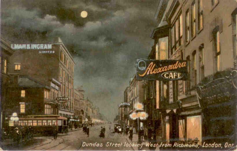 London, Dundas Street looking West from Richmond