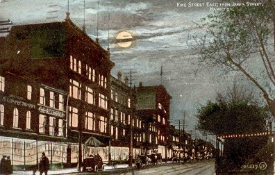 Hamilton, King Street East, from James Street