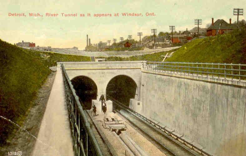 Windsor, Detroit River Tunnel