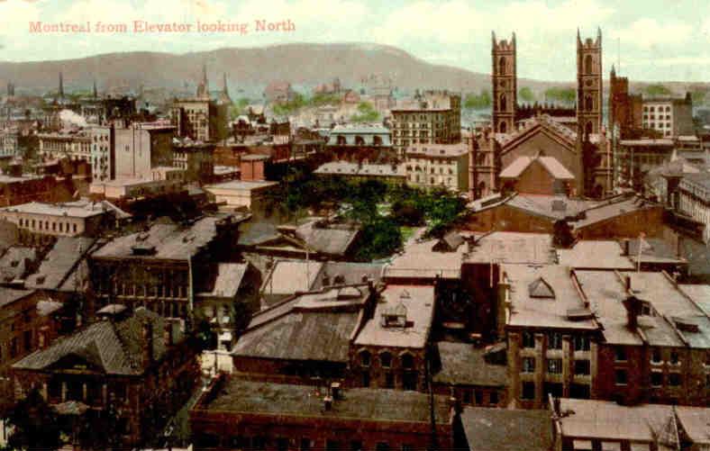 Montreal from Elevator looking North