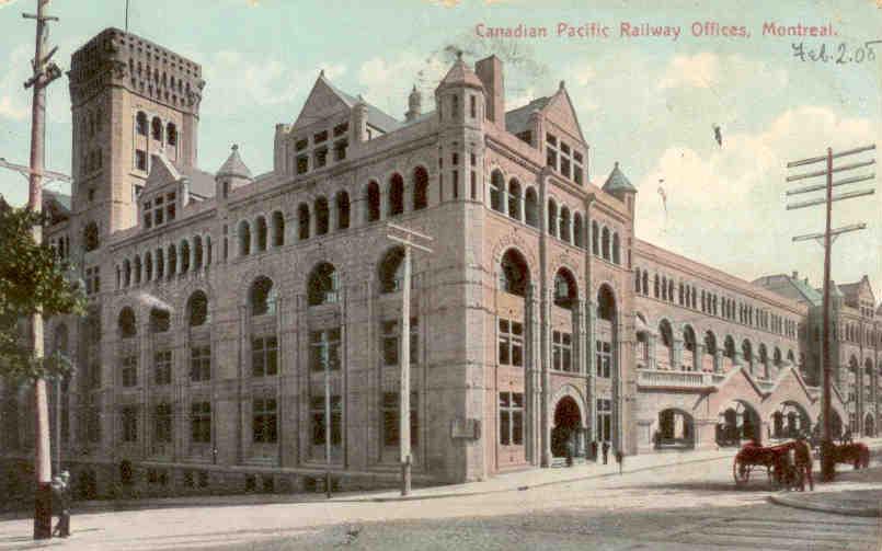 Montreal, Canadian Pacific Railway Offices