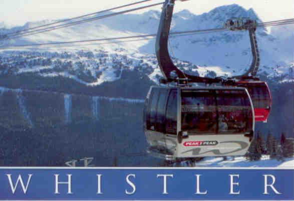 Whistler, Peak2Peak Gondola