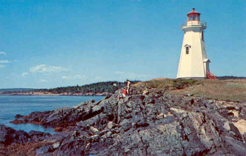 A New Brunswick lighthouse on the Bay of Fundy