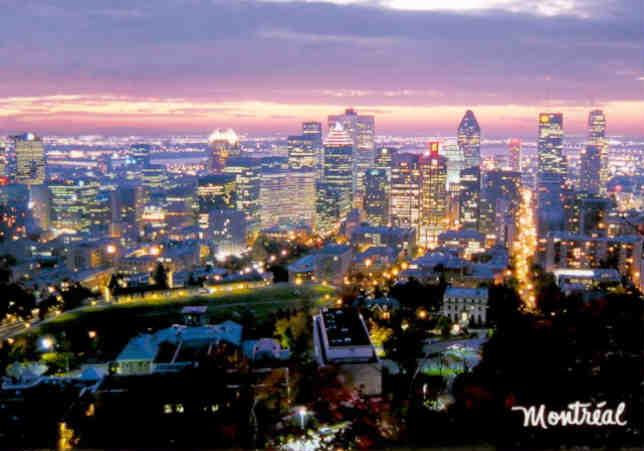 Montreal, downtown before dawn