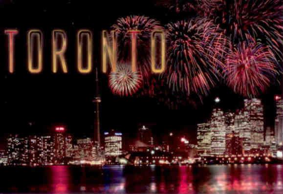 Toronto, fireworks