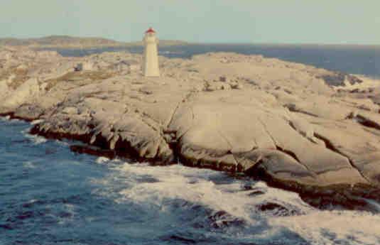 Nova Scotia, Peggy’s Cove, Air View Lighthouse