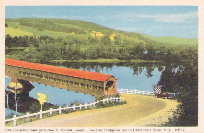 Covered Bridge on Grand Cascapedia River, P.Q.