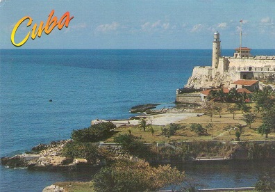 La Habana, Vista del Morro y entrada de la bahia