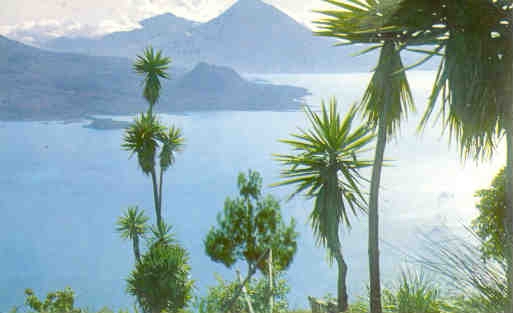 Lake Atitlan, panoramic view