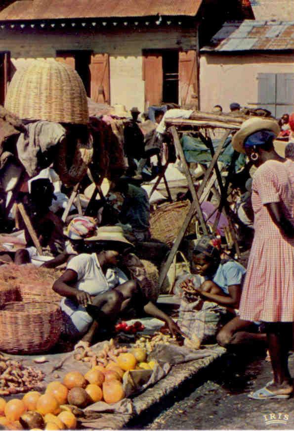 Cap Haitien, A market scene