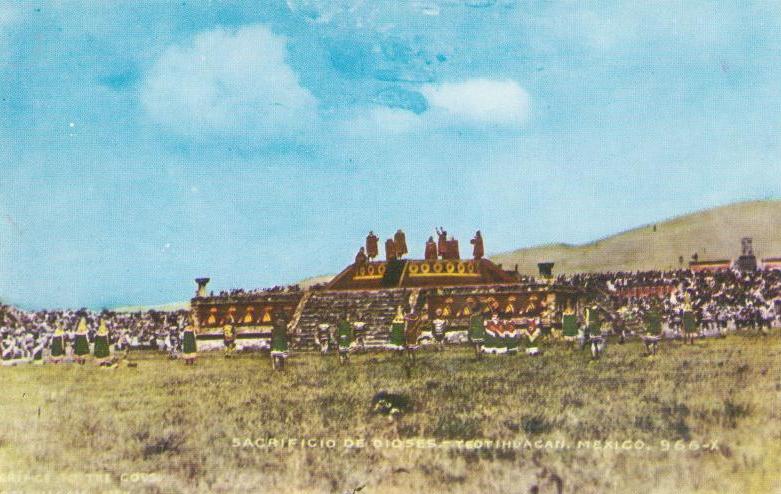 San Juan Teotihuacan, Sacrifice to the Gods