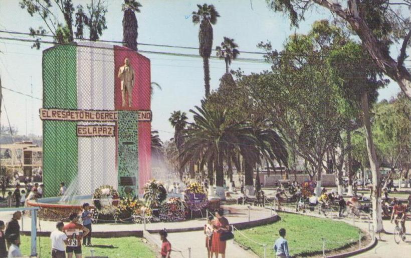 Tijuana, Vicente Gerrero Park, Benito Juarez statue