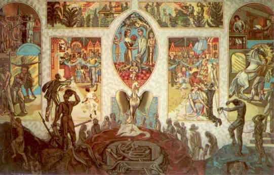 Krohg mural, Security Council