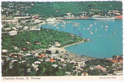 St. Thomas, Charlotte Amalie, overlooking town
