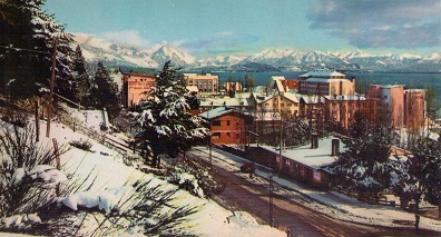 Bariloche, Winter view of the town