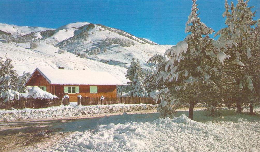 Bariloche, Cerro Catedral, La cabana y las pistas de esqui