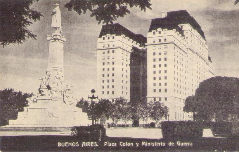 Buenos Aires, Plaza Colon y Ministerio de Guerra