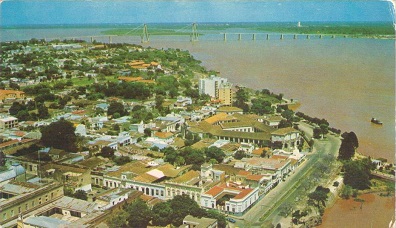 Corrientes, aerial view