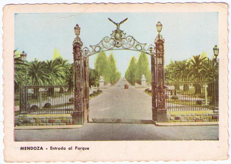 Mendoza, Entrada al Parque