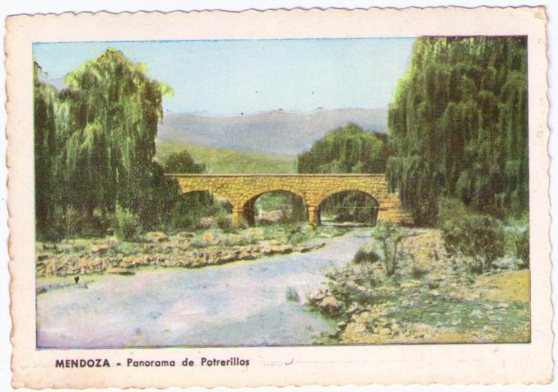 Mendoza, Panorama de Potrerillos