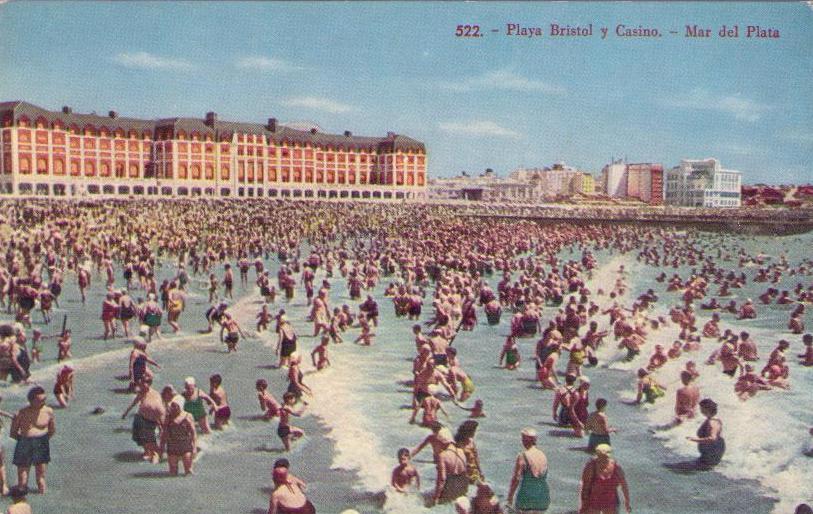 Mar del Plata, Playa Bristol y Casino